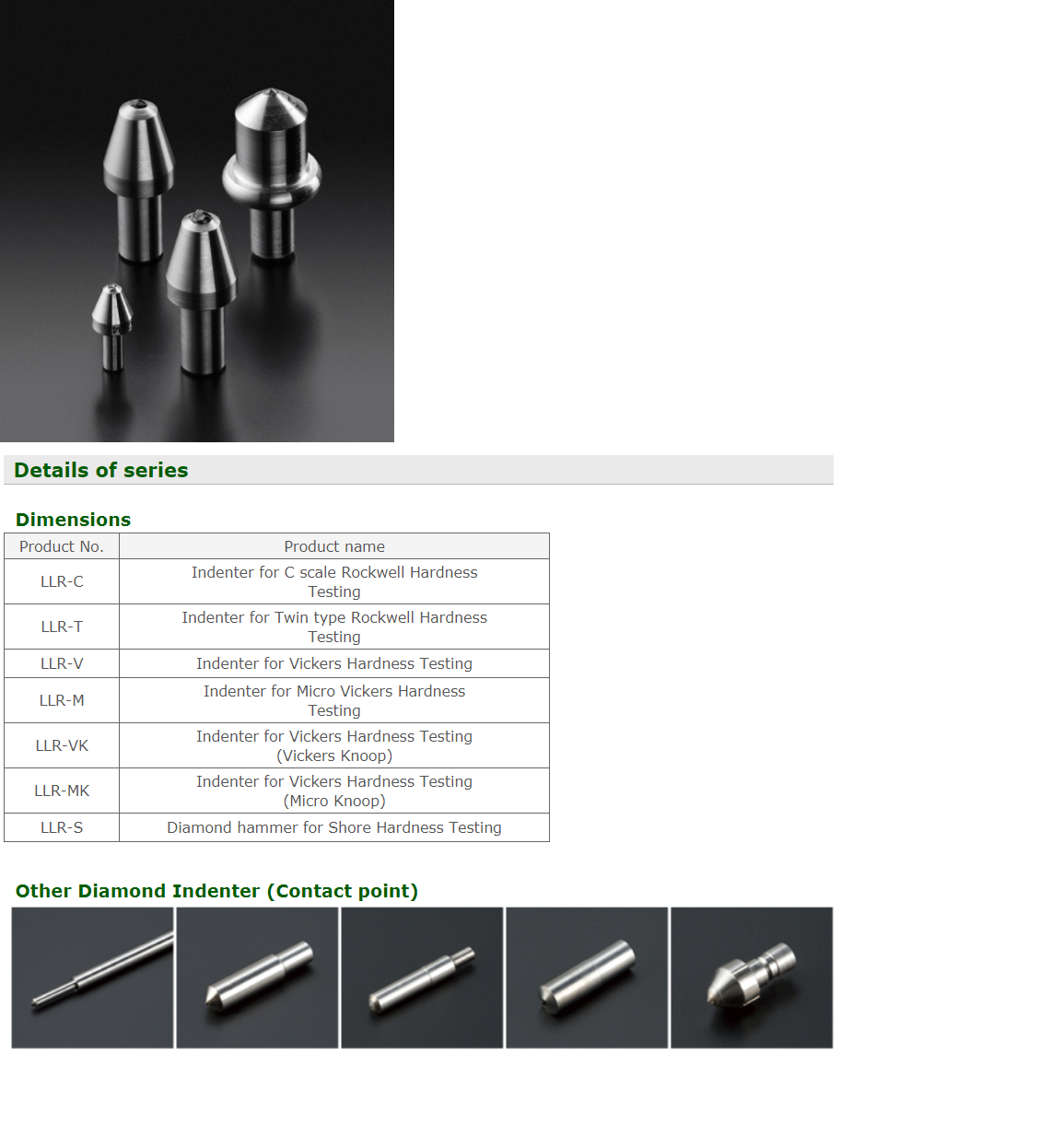 Ichiban Precision Sdn Bhd Eisen Eisen Diamond Indenter For Hardness